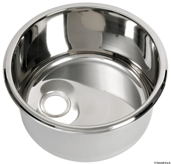 Lavello inox tondo 330 x 180 mm - 50.187.36